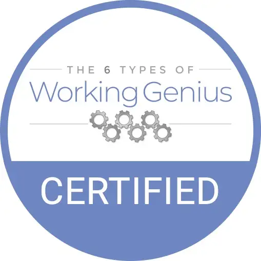 Working genius certified badge png